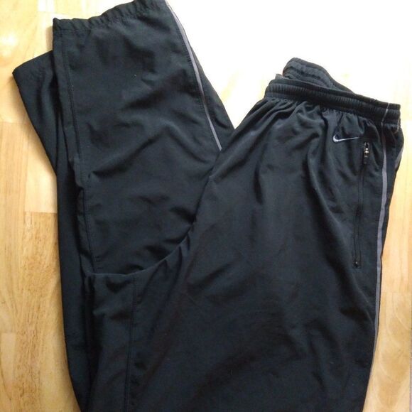 Vintage Nike Dri Fit Striped Sweatpants Joggers Trainers - Picture 1 of 9